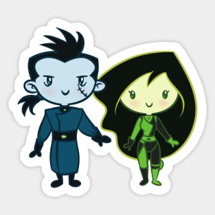 Drakken & Shego: Lil' CutiEs Sticker